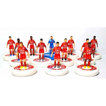 Subbuteo Andrew Table Soccer Olympiacos 2020-21 Champions League kit edition ON WSB Professional bases